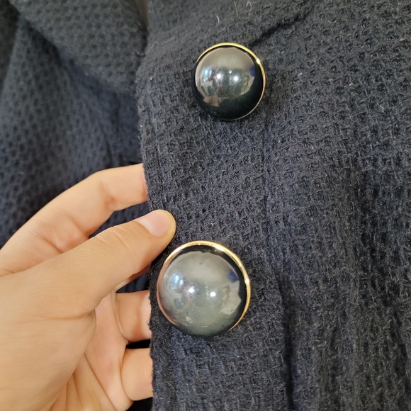 Steve Madden shacket poncho sweater overcoat heavy lined fall outerwear - Picture 7 of 10